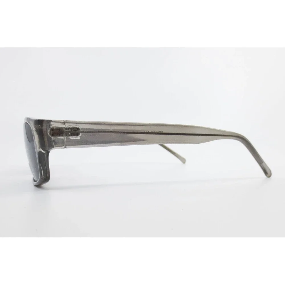 Modern Optical Clout Grey Rectangular Eyeglasses Frames Smoke Translucent